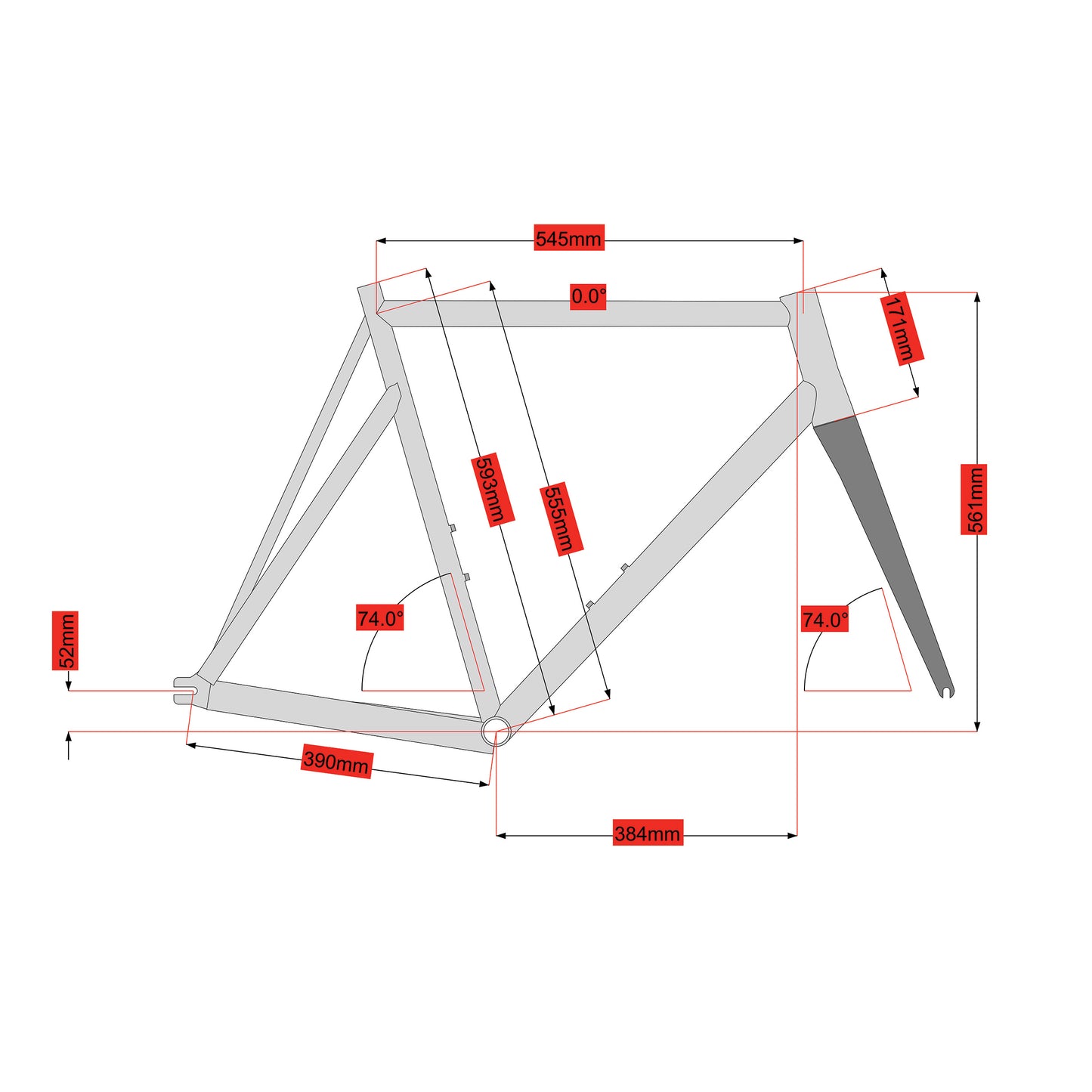Size 54.5 Track Steel