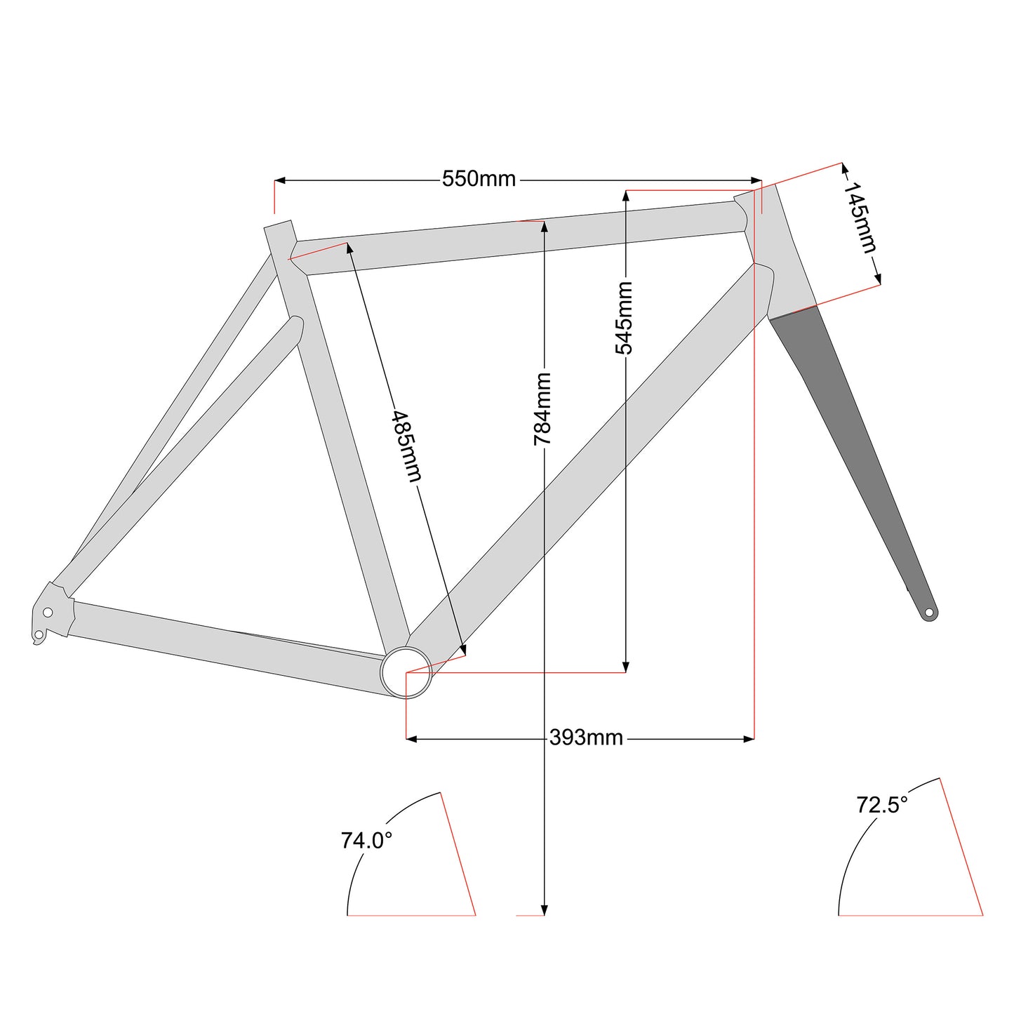 Size 55 Hammer Road Aluminum