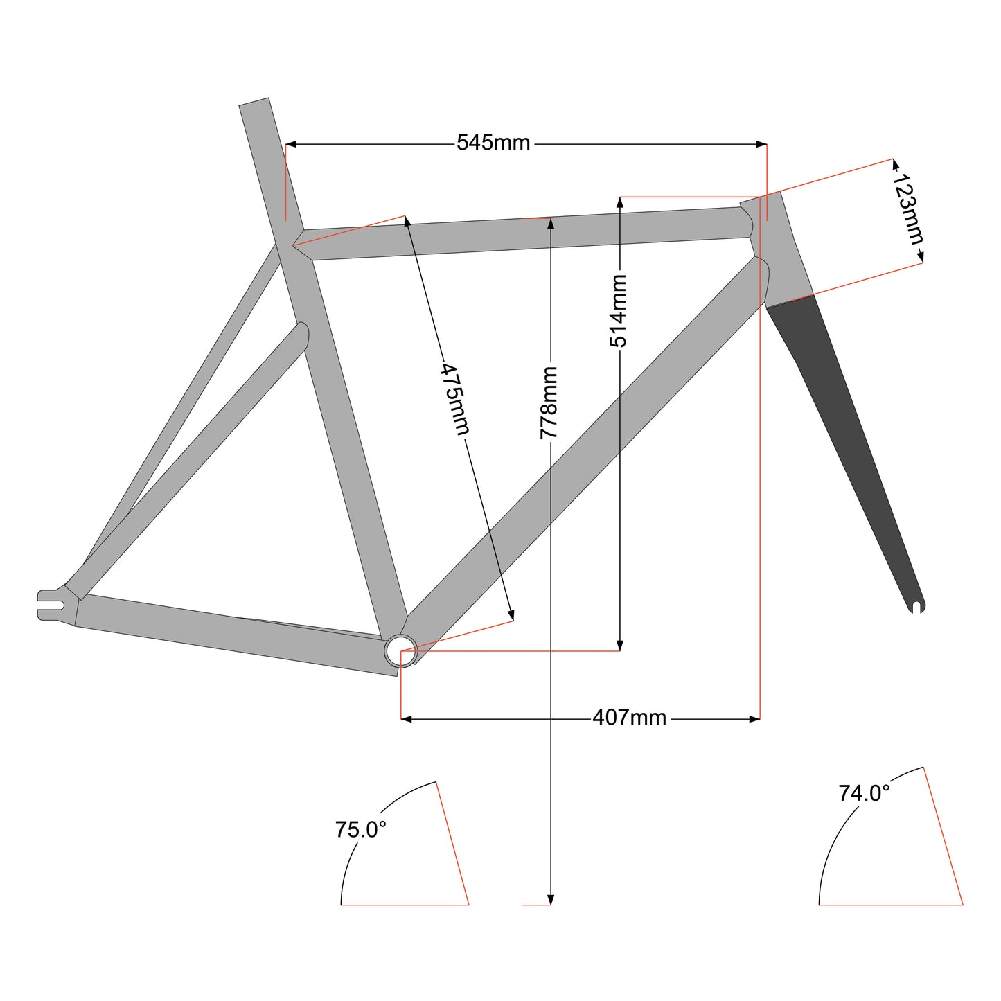 Size 54.5 Hammer Track Ti