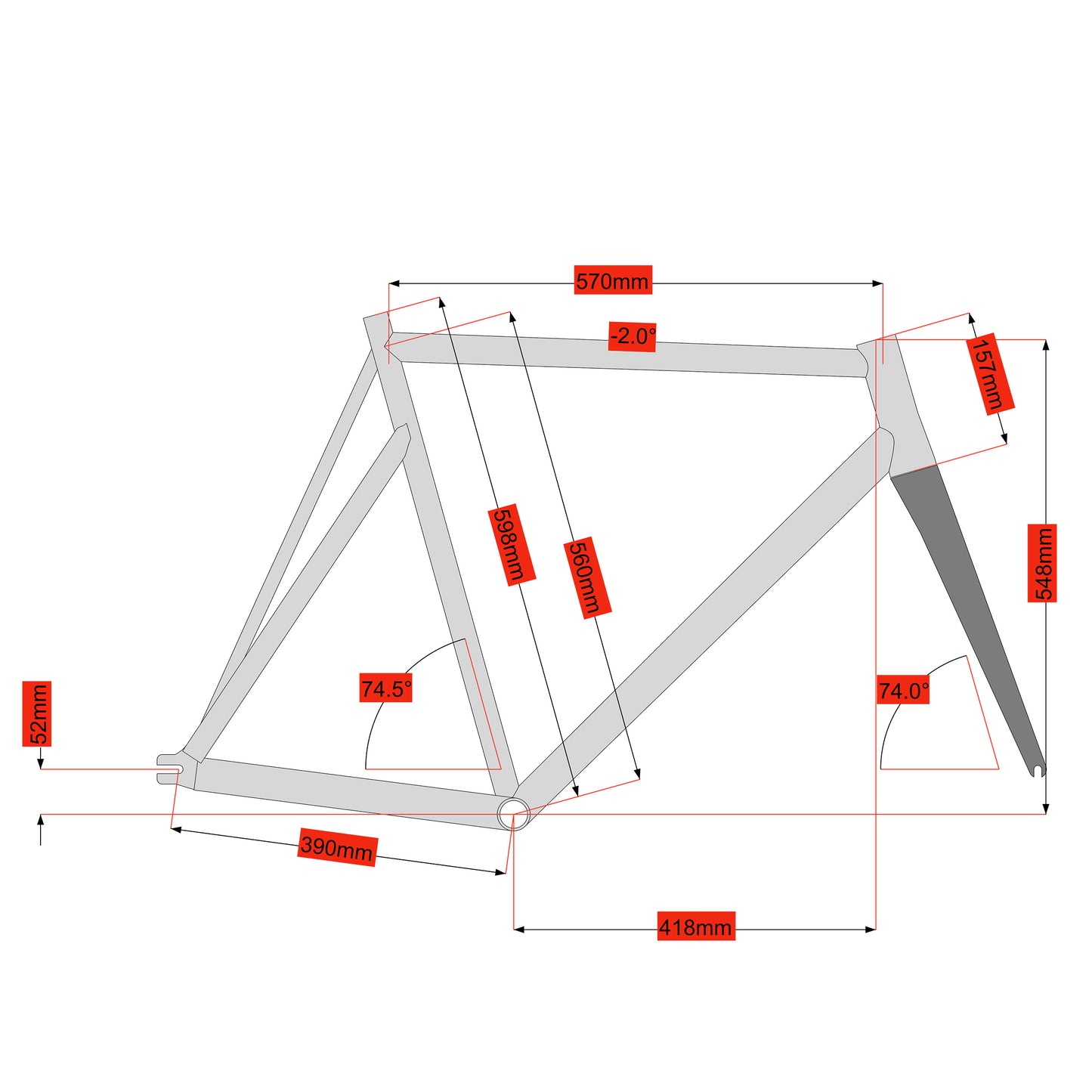 Stock Size 56 Hammer Track Steel