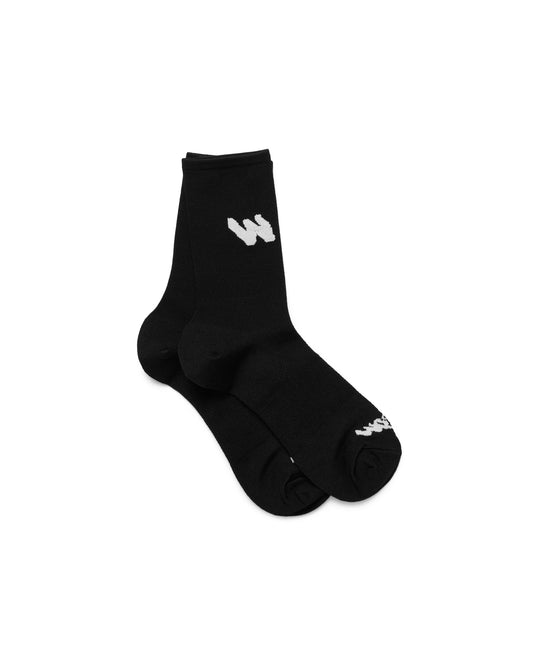 W Logo Cycling Sock Black