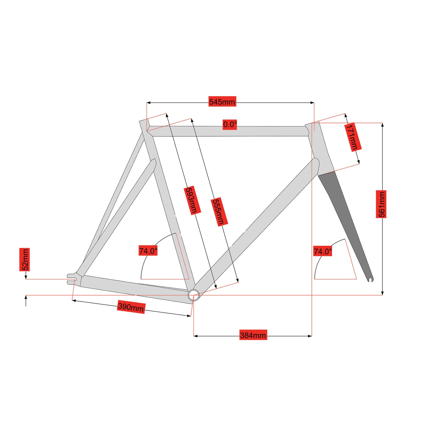 Size 54.5 Hammer Track Steel